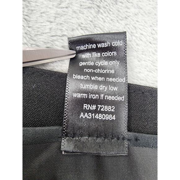 NEW Fashion Bug Moderately Curvy High Rise Straight Leg Pants Size 32WT Black - Picture 4 of 12